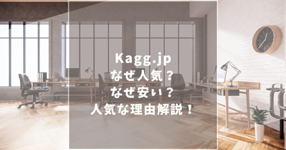 Kagg.jp　口コミ評価　なぜ安い